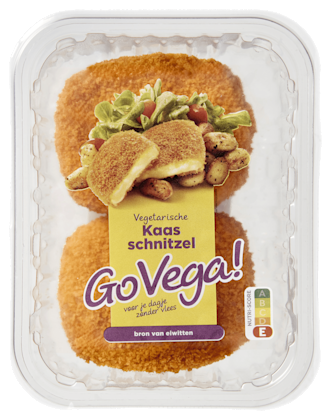 Vegetarische kaasschnitzel