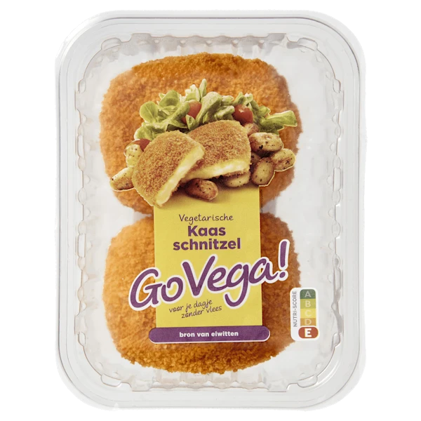 Go Vega Vegetarische kaasschnitzel