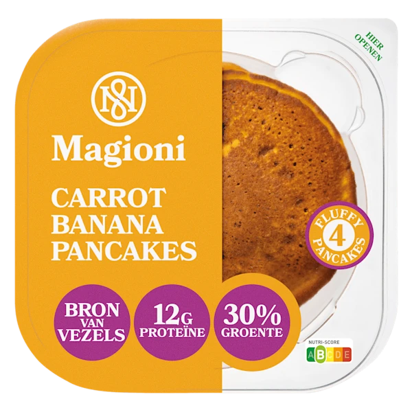 Magioni Carrot banana pancakes