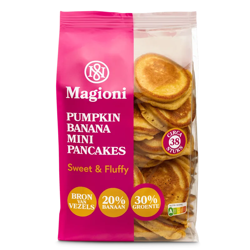 Magioni Pumpkin banana mini pancakes