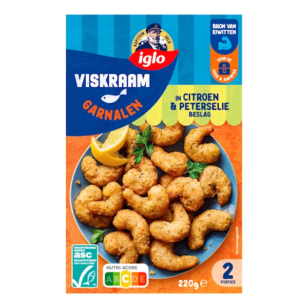 Iglo Viskraam Garnalen Citroen Pet