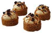 PLUS Korenlanders Mini karamel ijskoffie gebakjes