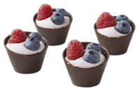 PLUS Korenlanders Mini chococup bosvruchtengebakjes