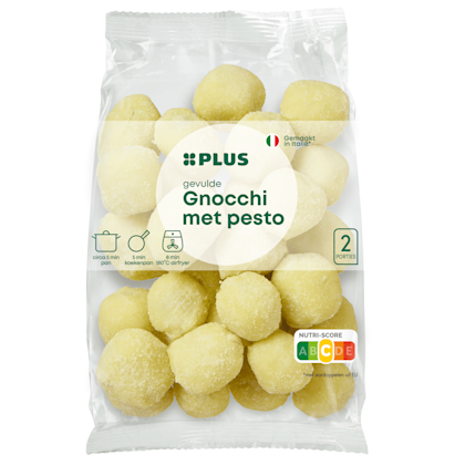 PLUS Gevulde Gnocchi pesto