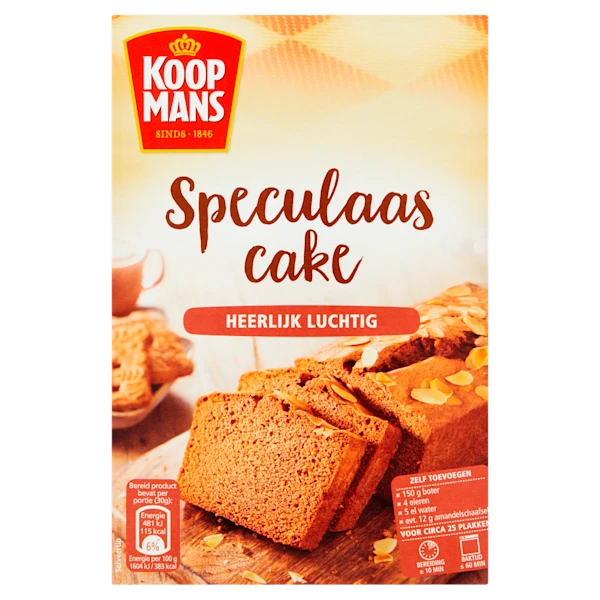 Koopmans Speculaascake bakmix