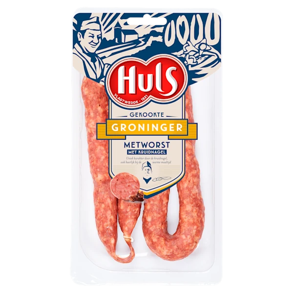 Huls Groninger metworst 2 stuks