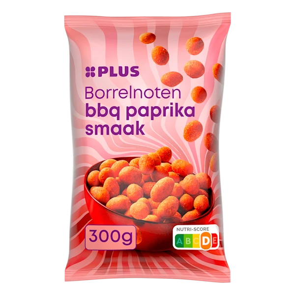 PLUS Borrelnoot BBQ Paprika