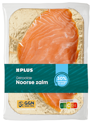Gerookte Noorse zalm 30% minder zout - PLUS