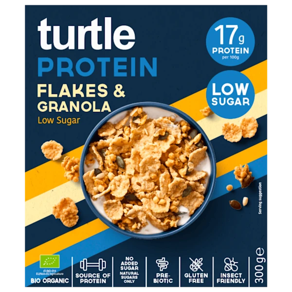 Turtle High Protein flakes & granola