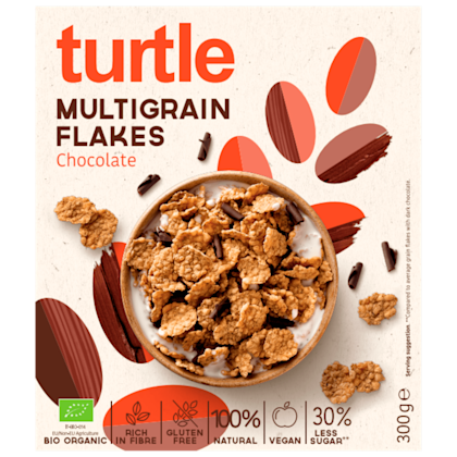 Bio Multigrain flakes dark chocolate