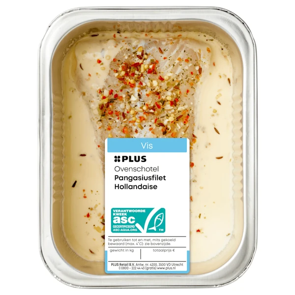 PLUS Ovenschotel Pangasiusfilet hollandaise