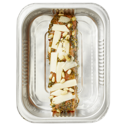 Ovenschotel Zalmfilet met pestosmaak - PLUS