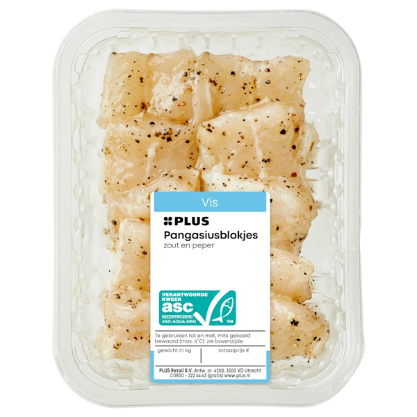 PLUS Pangasiusblokjes zout en peper