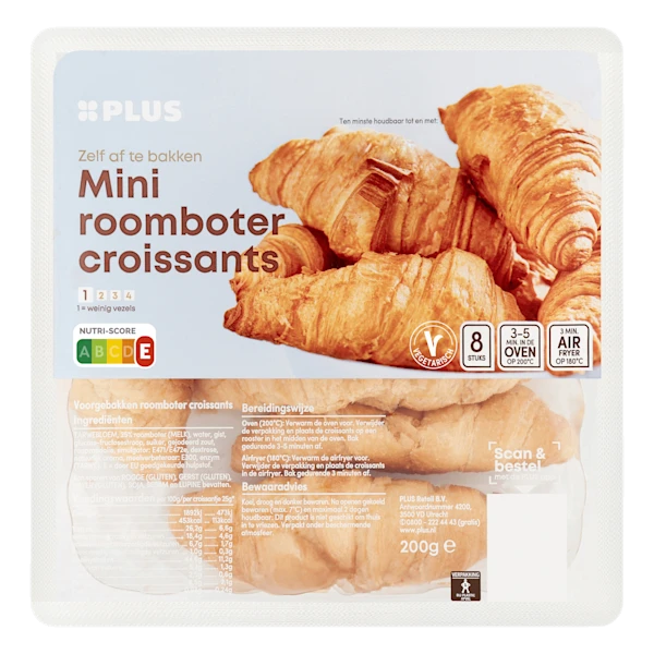 PLUS Croissants roomboter mini