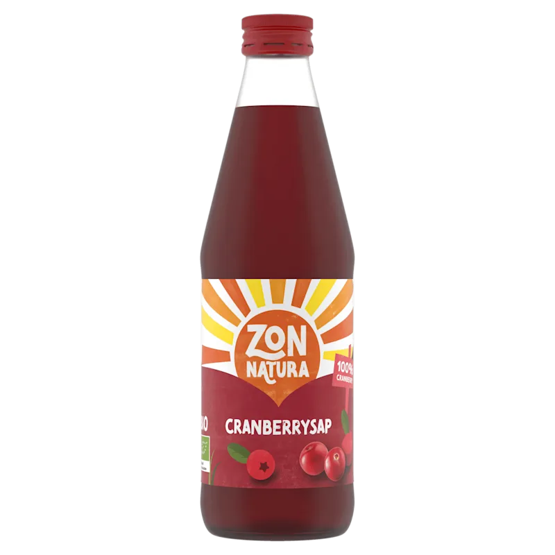 Zonnatura Sap cranberry puur bio