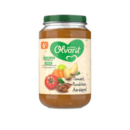 Olvarit 6+mnd Tomaat Rund Aardappel Wortel