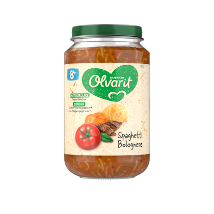 Olvarit 8+mnd Spaghetti Bolognese