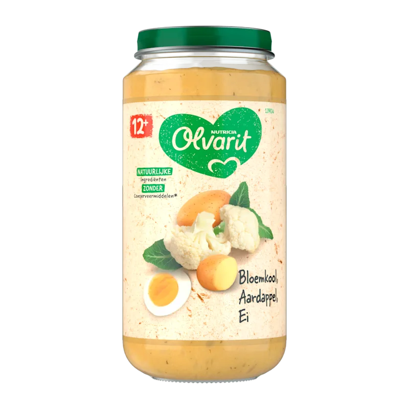 Olvarit 12+mnd Bloemkool Aardappel Ei