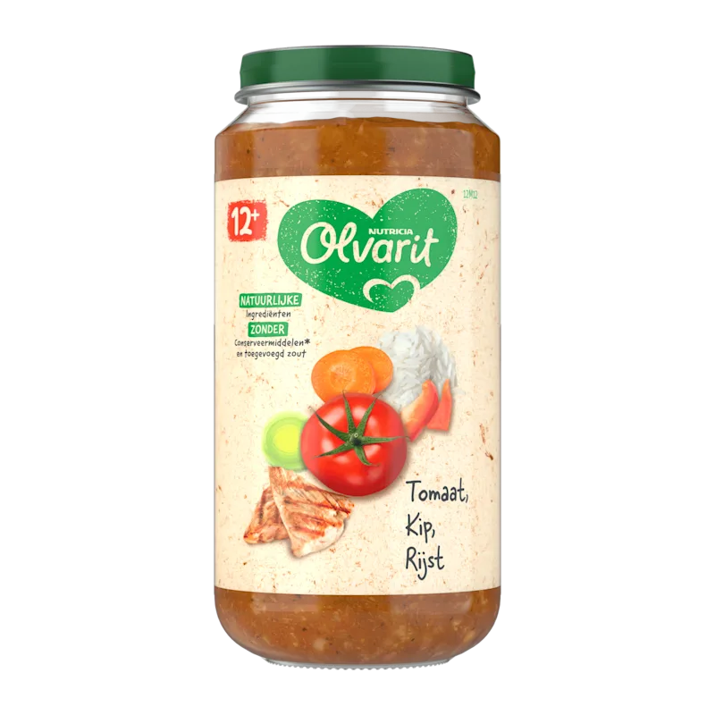 Olvarit 12+mnd Tomaat Kip Rijst