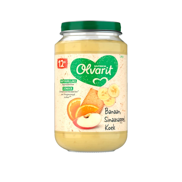 Olvarit 12+mnd Banaan Sinaasappel Koek