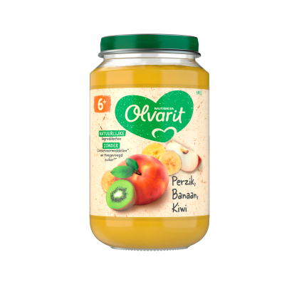 6+mnd Perzik Banaan Kiwi