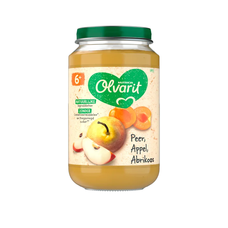 Olvarit Peer appel abrikoos 6m+