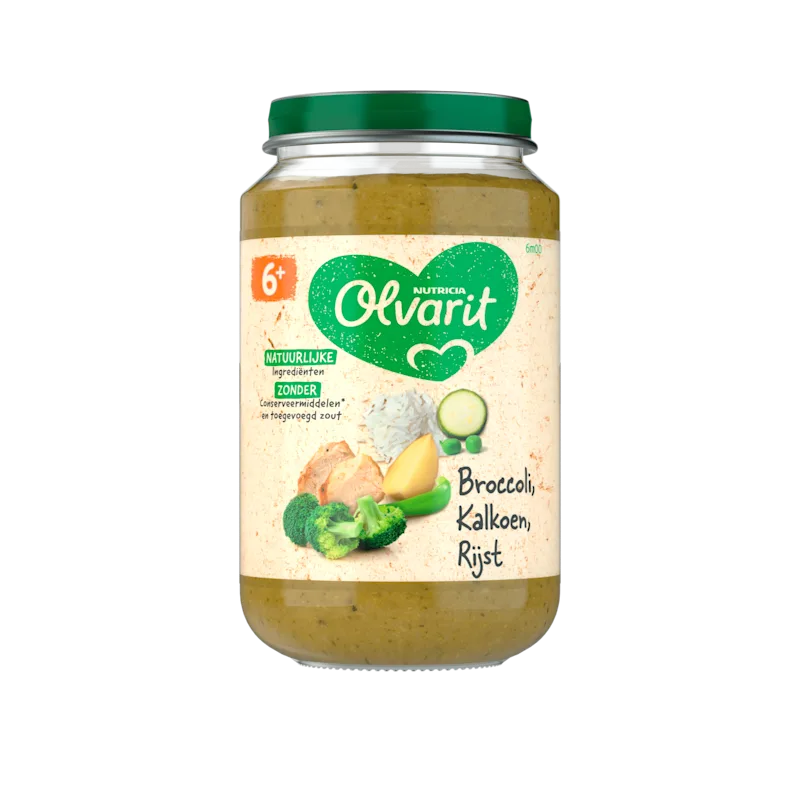 Olvarit 6+mnd Broccoli Kalkoen Rijst