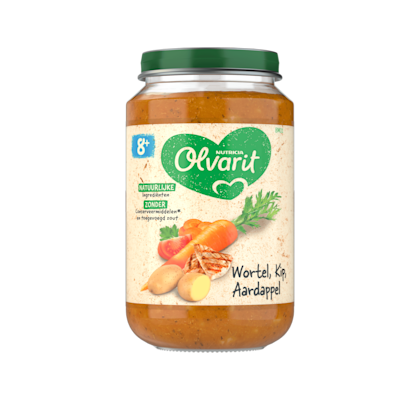 Olvarit 8+mnd Wortel Kip Aardappel