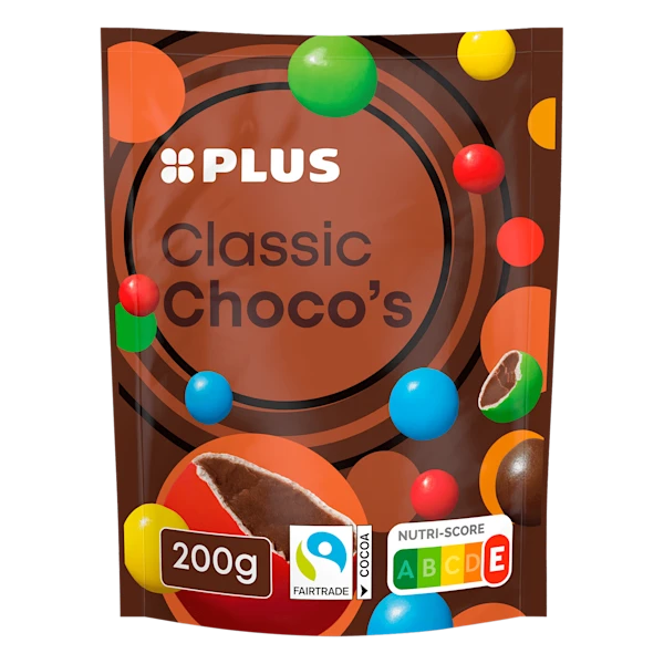 PLUS Chocos classics Fairtrade