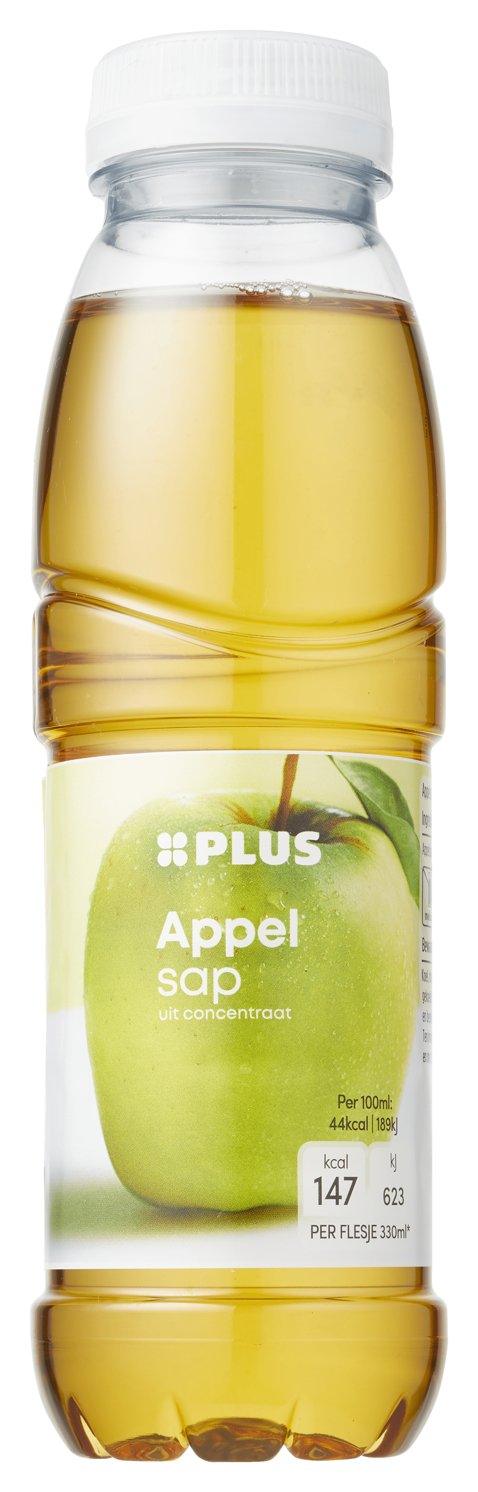 PLUS Appelsap Per Fles 330 Ml - PLUS