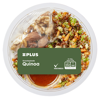 Kleine salade Quinoa noten