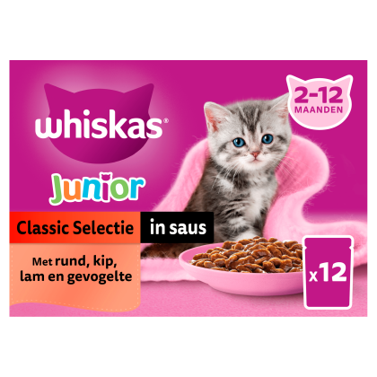 Junior Classic -Kattenvoer - in saus