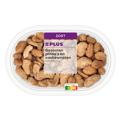 Gezouten Pinda's & Cashew met honing