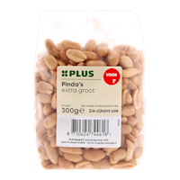 PLUS Pinda's ongezouten