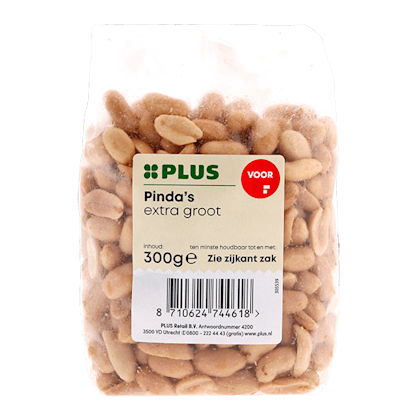 Pinda's ongezouten