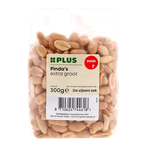 PLUS Pinda's ongezouten