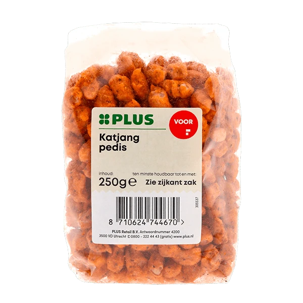 PLUS Katjang pedis gezouten