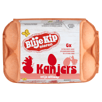 Kanjers vrije uitloop eieren L/XL