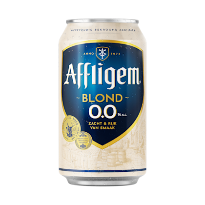 Blond 0.0 bier blik