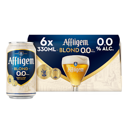 Blond 0.0 bier blik