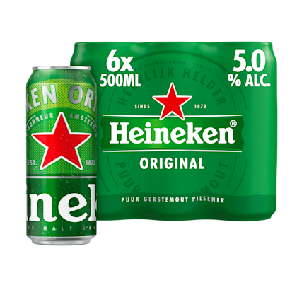 Heineken Premium pilsener bier blik
