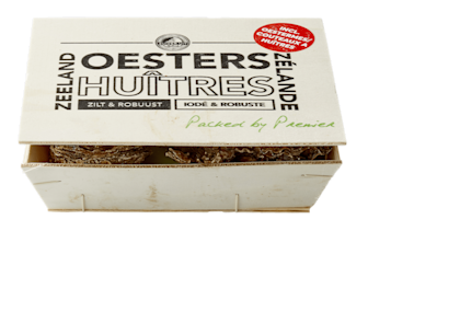 Zeeuwse oesters 6 stuks met mes - PLUS