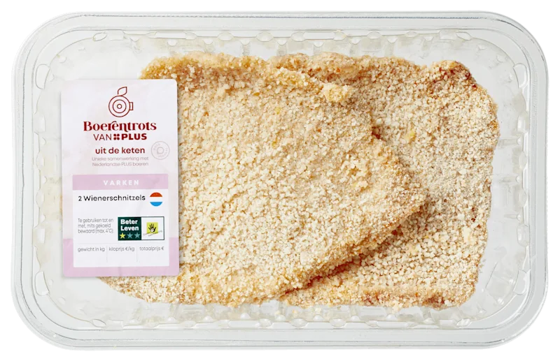 PLUS Boerentrots Wienerschnitzel 2st