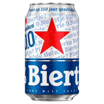 Premium pilsener 0.0 bier blik