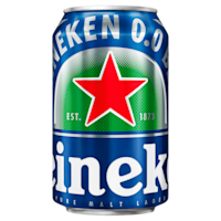 Heineken Premium pilsener 0.0 bier blik