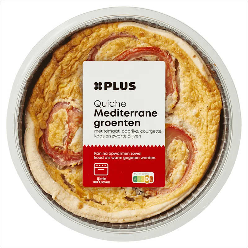 PLUS Quiche mediterrane groenten