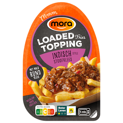 Loaded fries topping stoofvlees
