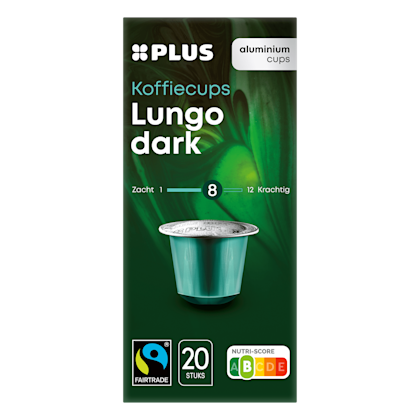 Koffiecups lungo dark Fairtrade