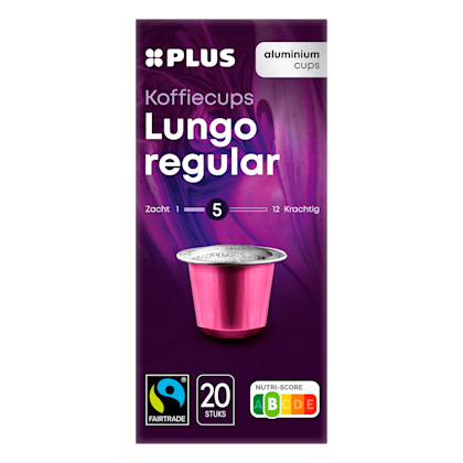 Koffiecups lungo regular Fairtrade