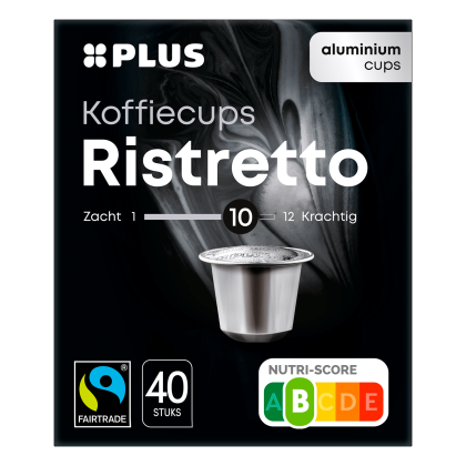 Koffiecups ristretto Fairtrade